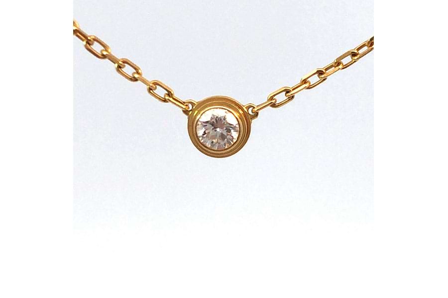 ネックレス K18WG 全長約51.2㎝ 青緑色石4.39ct カラーストーン
